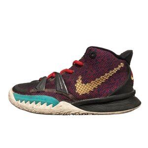 Nike Kyrie 7 Chinese New Year Lace Up Basketball Sneaker Shoes Purple Kids Sz 6Y